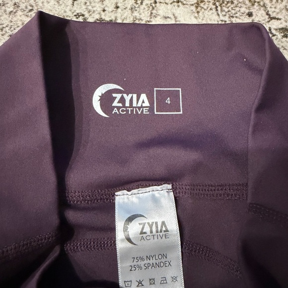 ZYIA Deep Purple Leggings - Picture 2 of 8